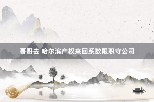 哥哥去 哈尔滨产权来回系数限职守公司