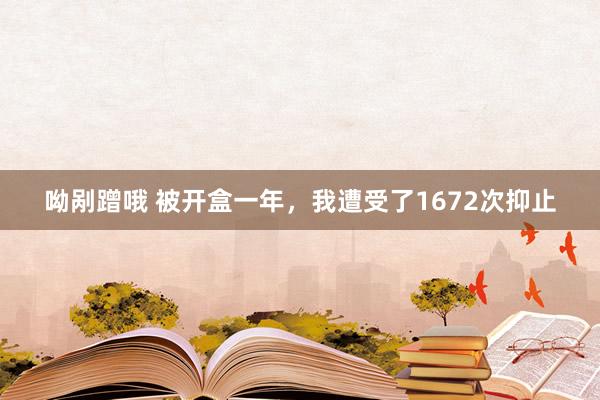 呦剐蹭哦 被开盒一年，我遭受了1672次抑止