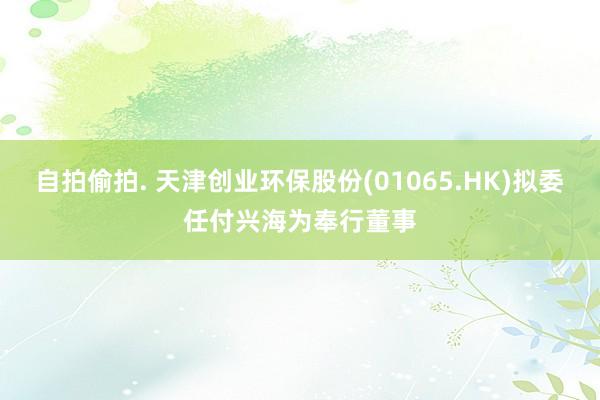 自拍偷拍. 天津创业环保股份(01065.HK)拟委任付兴海为奉行董事